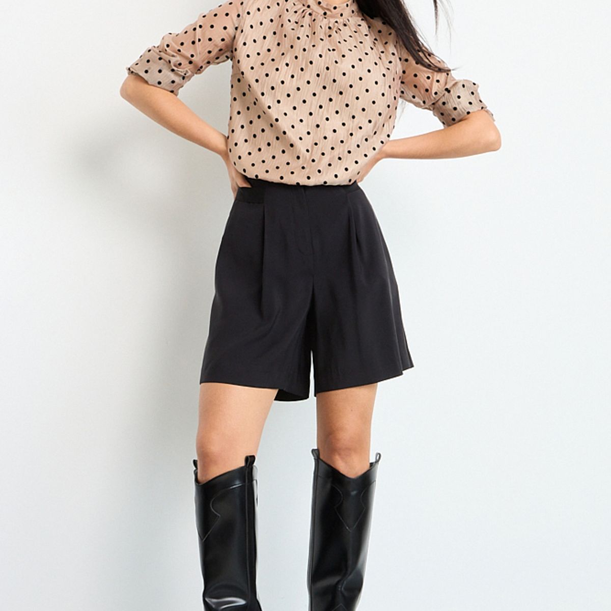 IO - Short Mujer Negro Io