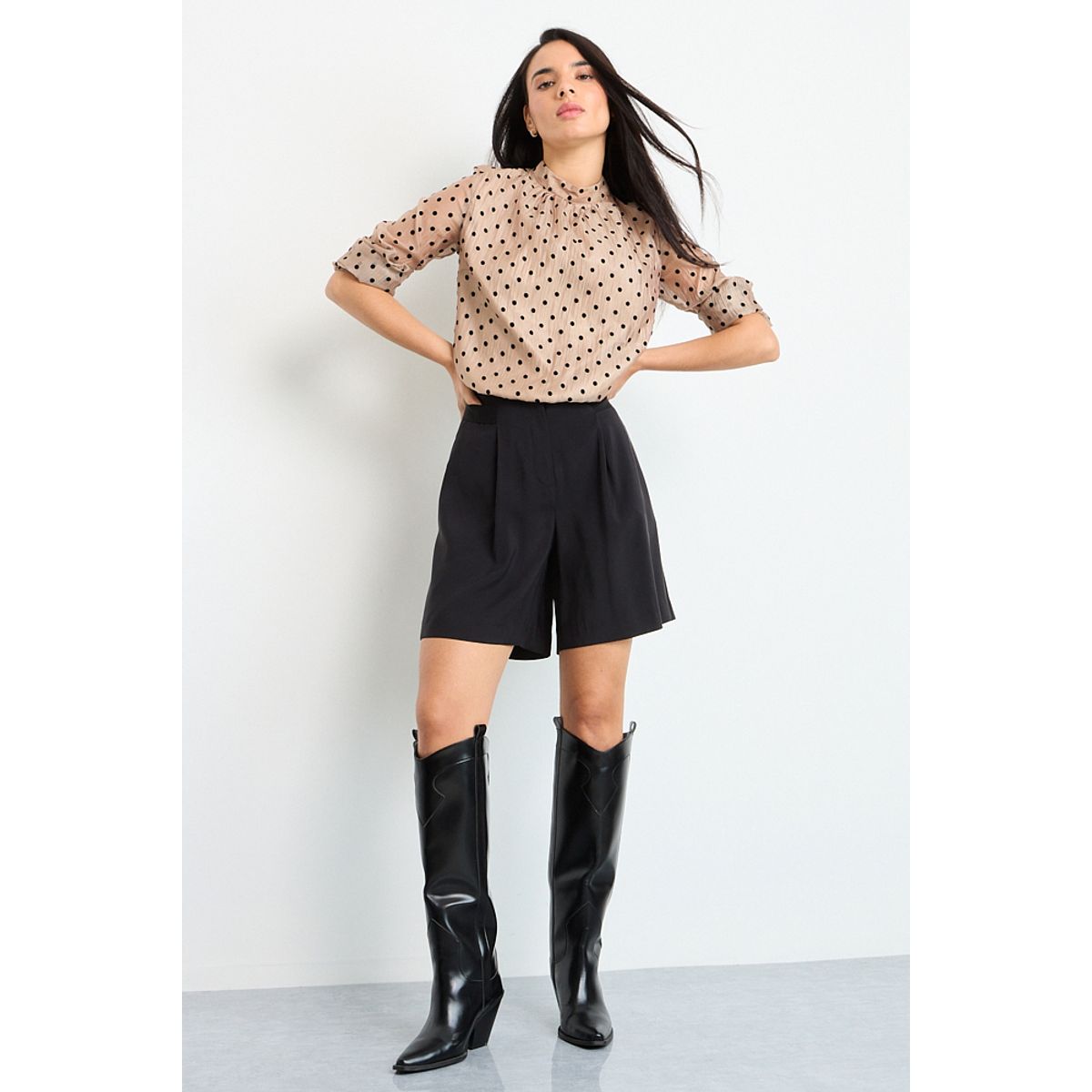 IO - Short Mujer Negro Io