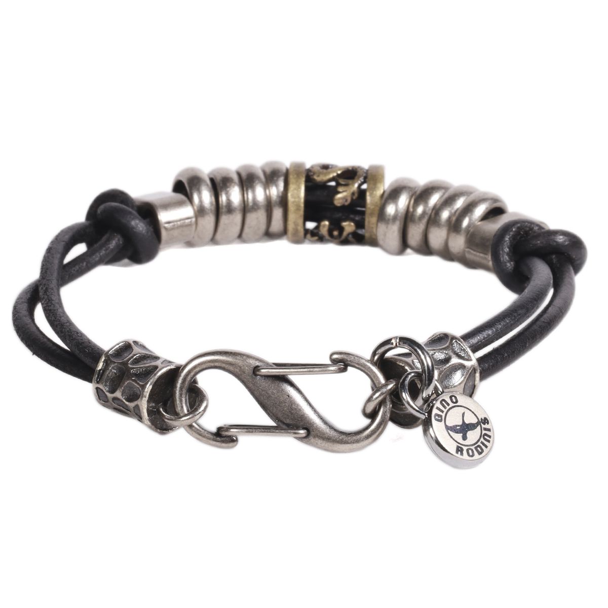 GINO RODINIS - BRAZALETE HOMBRE GINO RODINIS B519 - Negro