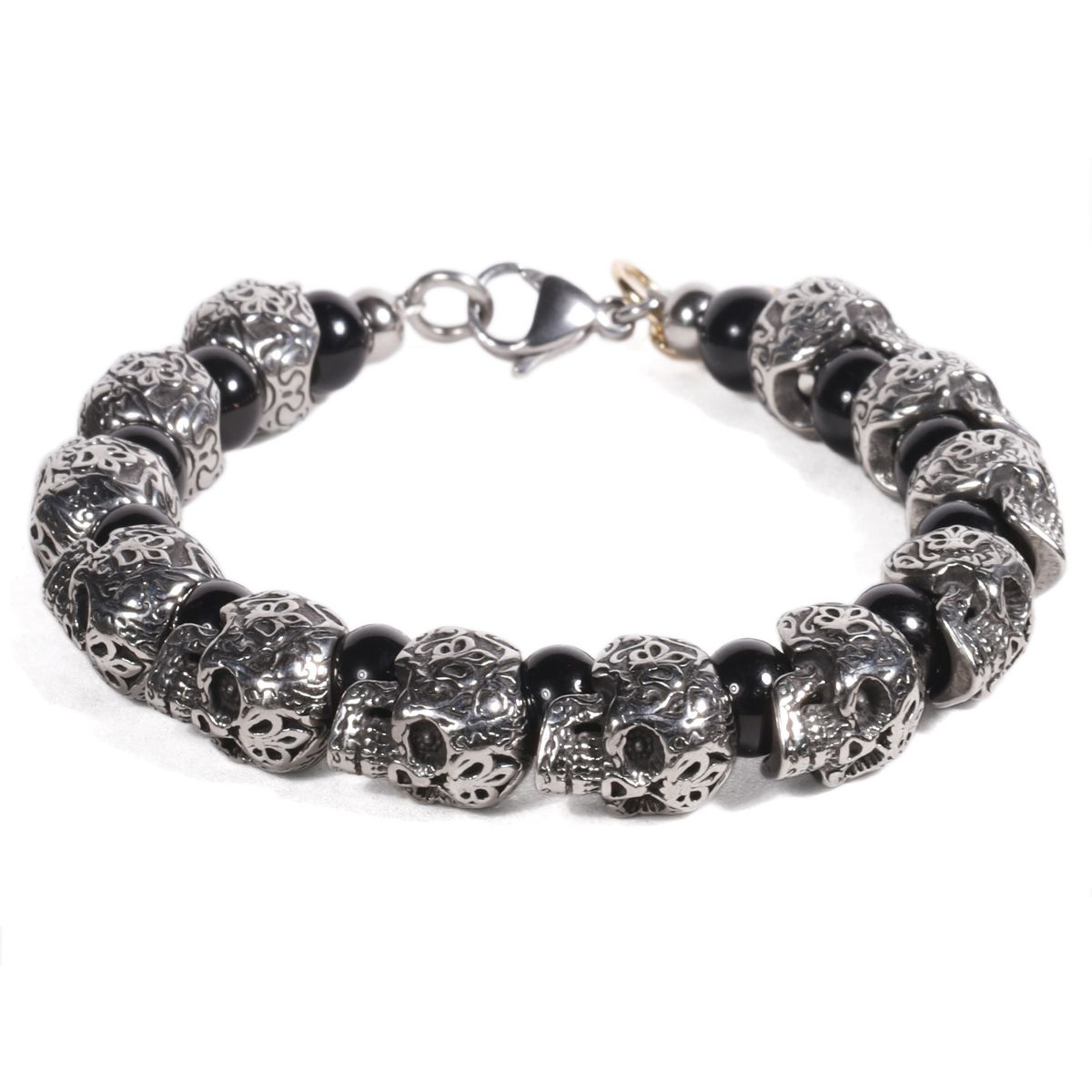 GINO RODINIS - BRAZALETE HOMBRE GINO RODINIS B523 - NegroPlateado