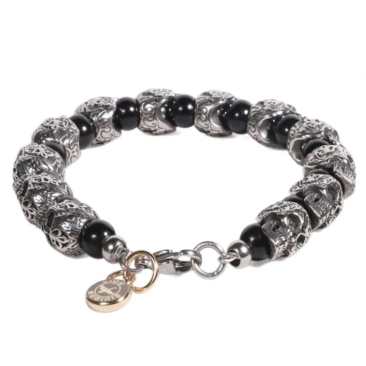GINO RODINIS - BRAZALETE HOMBRE GINO RODINIS B523 - NegroPlateado