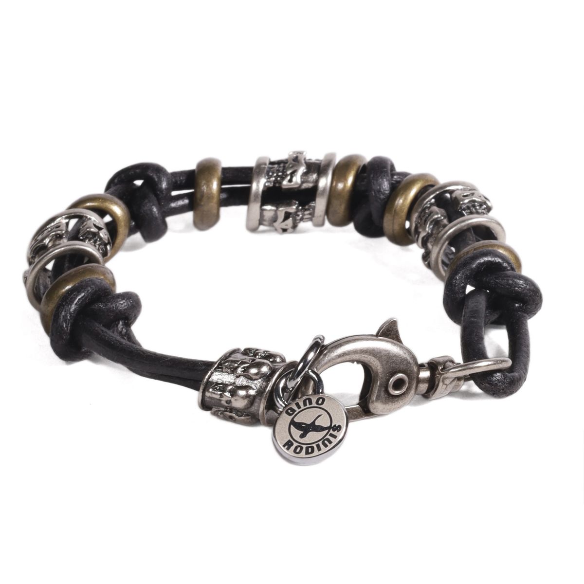 GINO RODINIS - BRAZALETE HOMBRE GINO RODINIS B528 - Negro