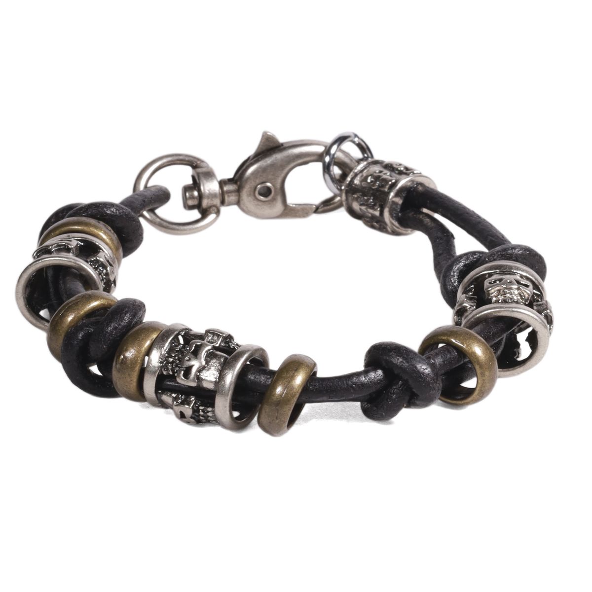 GINO RODINIS - BRAZALETE HOMBRE GINO RODINIS B528 - Negro