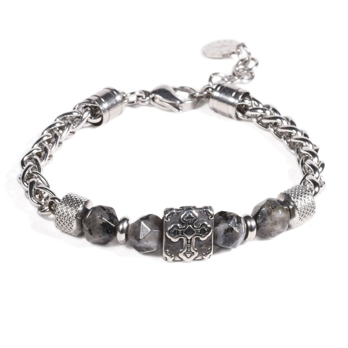 GINO RODINIS - BRAZALETE UNISEX GINO RODINIS B531 - NegroPlateado