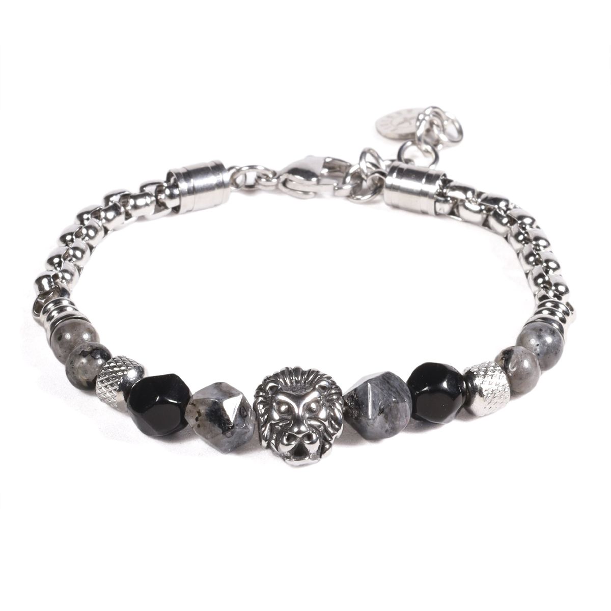 GINO RODINIS - BRAZALETE UNISEX GINO RODINIS B536 - NegroPlateado