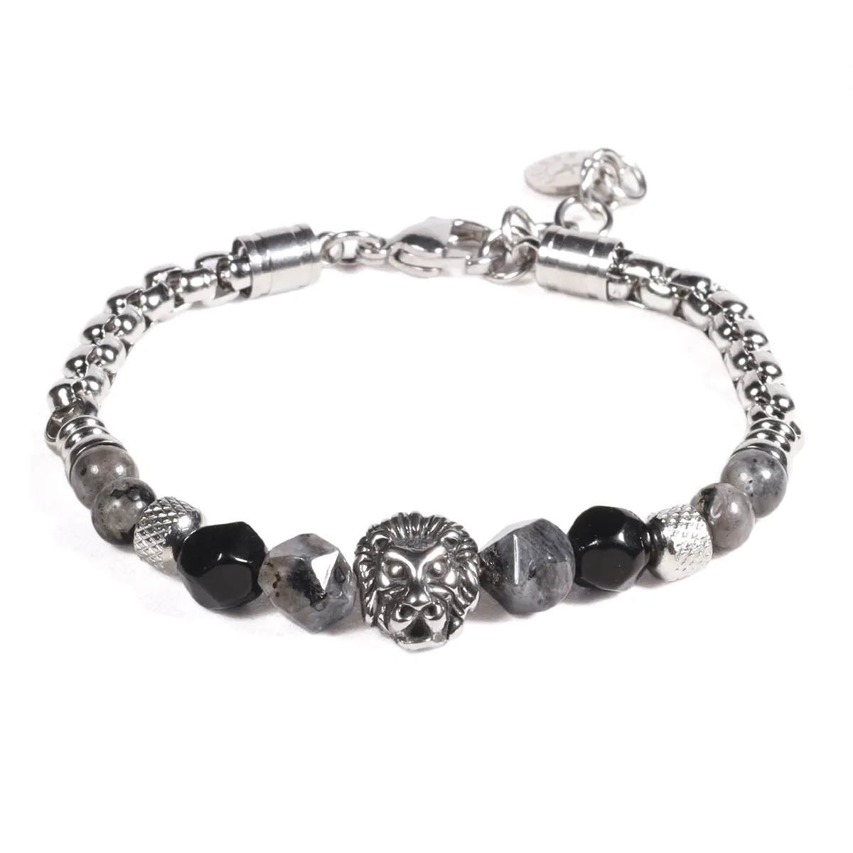 GINO RODINIS - BRAZALETE UNISEX GINO RODINIS B536 - NegroPlateado