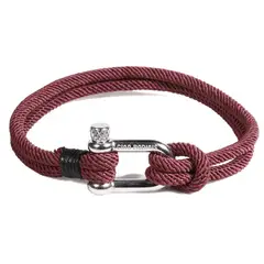 GINO RODINIS - BRAZALETE HOMBRE B540 - Burdeos