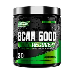 NUTREX RESEARCH - Bcaa 6000 Nutrex Aminoacidos 237gr En Polvo Manzana Verde