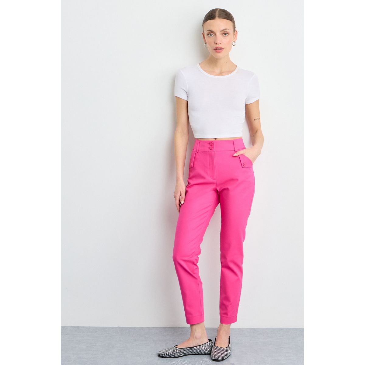 IO - Pantalon Mujer Fucsia Io