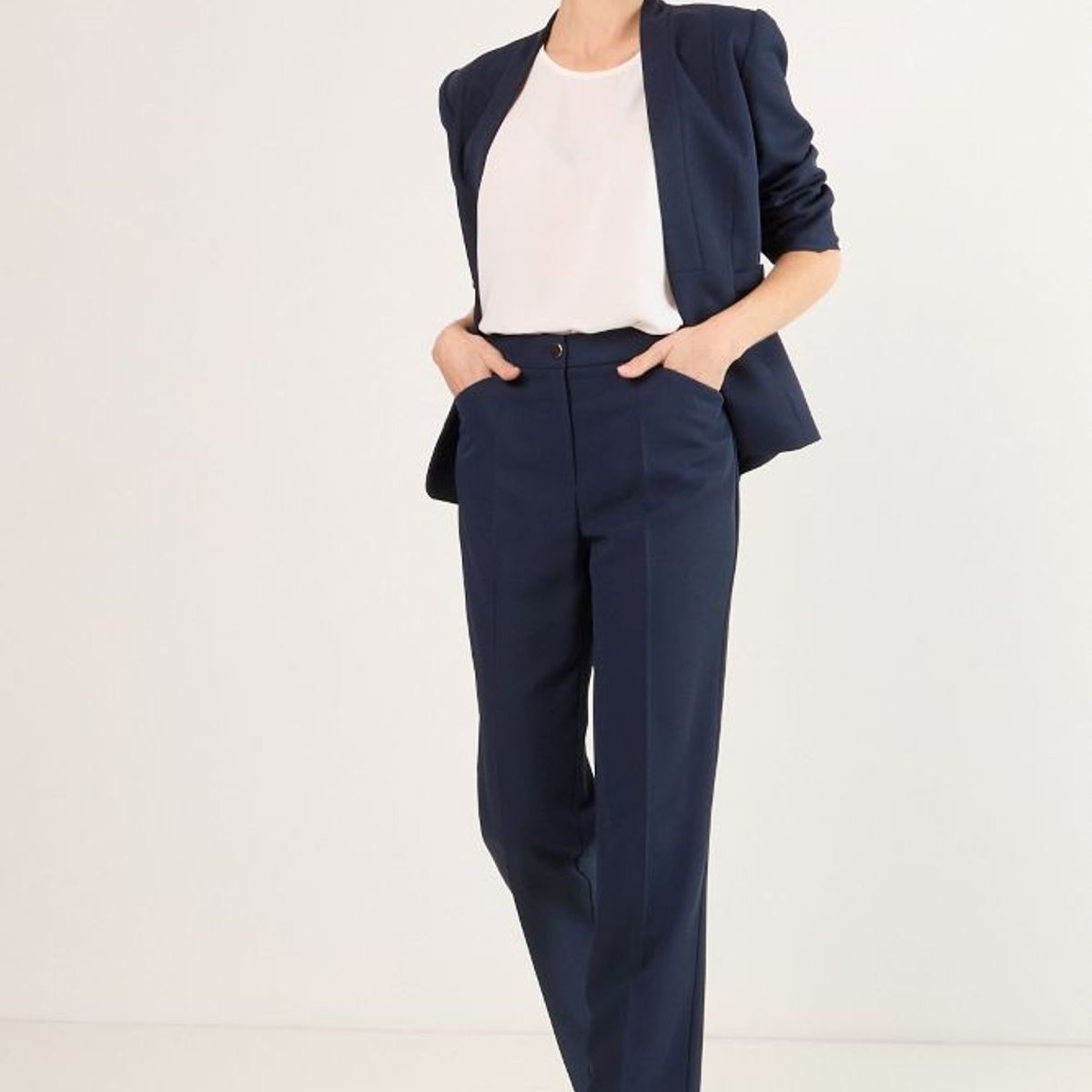 MA GRIFFE - Pantalon Mujer Azul Magriffe