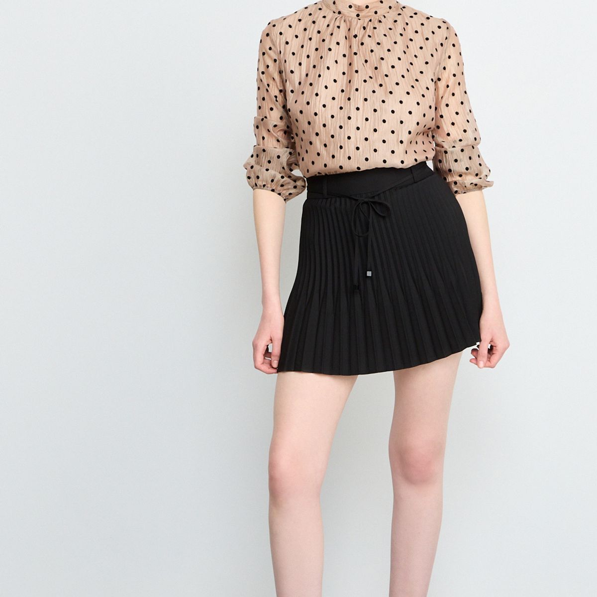 IO - Falda Corta Mujer Negro Io