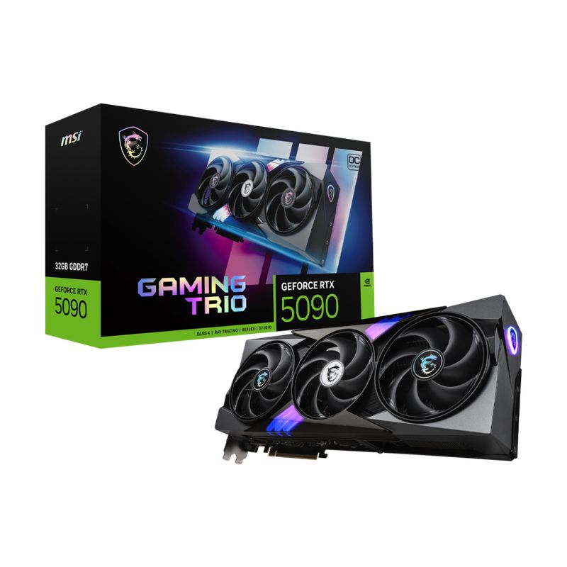 MSI - Tarjeta de Video GeForce RTX 5090 32G GAMING TRIO OC