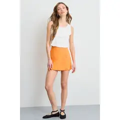 IO - Short Mujer Naranjo