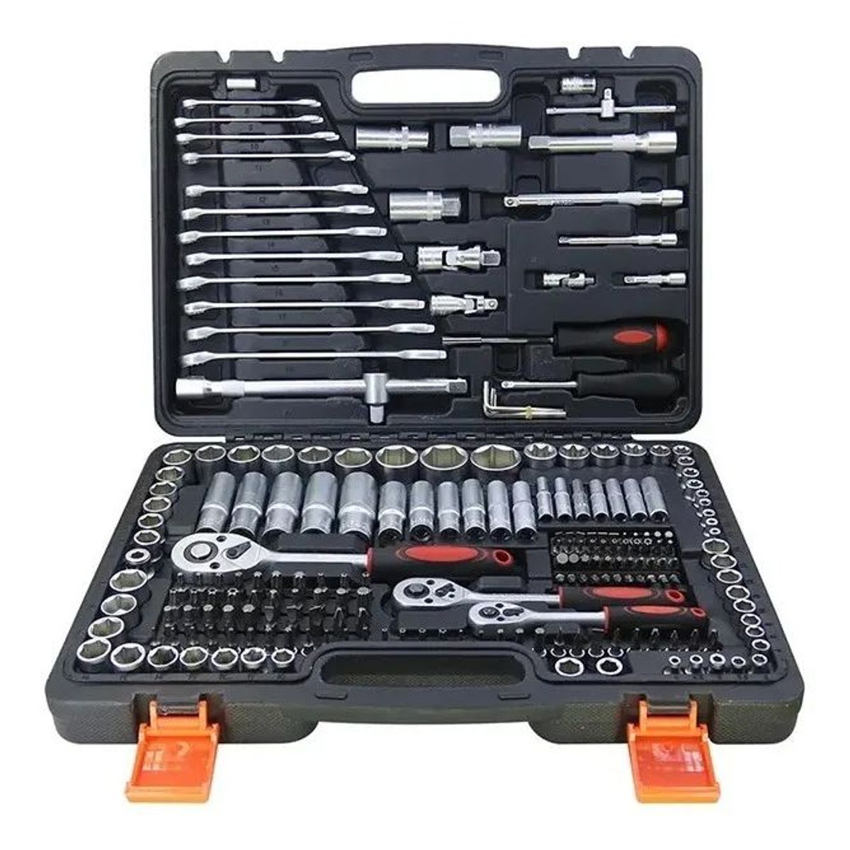 SHOP EHOME BAG - Caja De Herramientas Dados Y Llaves 216 Piezas Color Negro