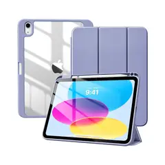 GENERICO - Funda Híbrida Con Portalápiz Para iPad A16 11va Generación 11 Lavanda