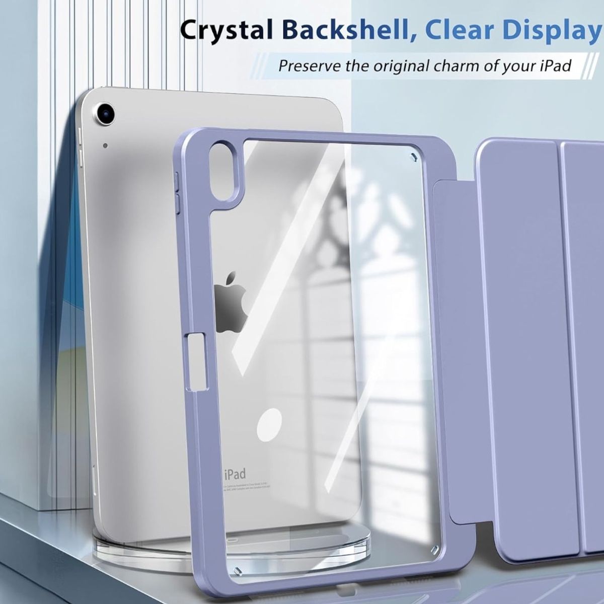GENERICO - Funda Híbrida Con Portalápiz Para iPad A16 11va Generación 11 Lavanda