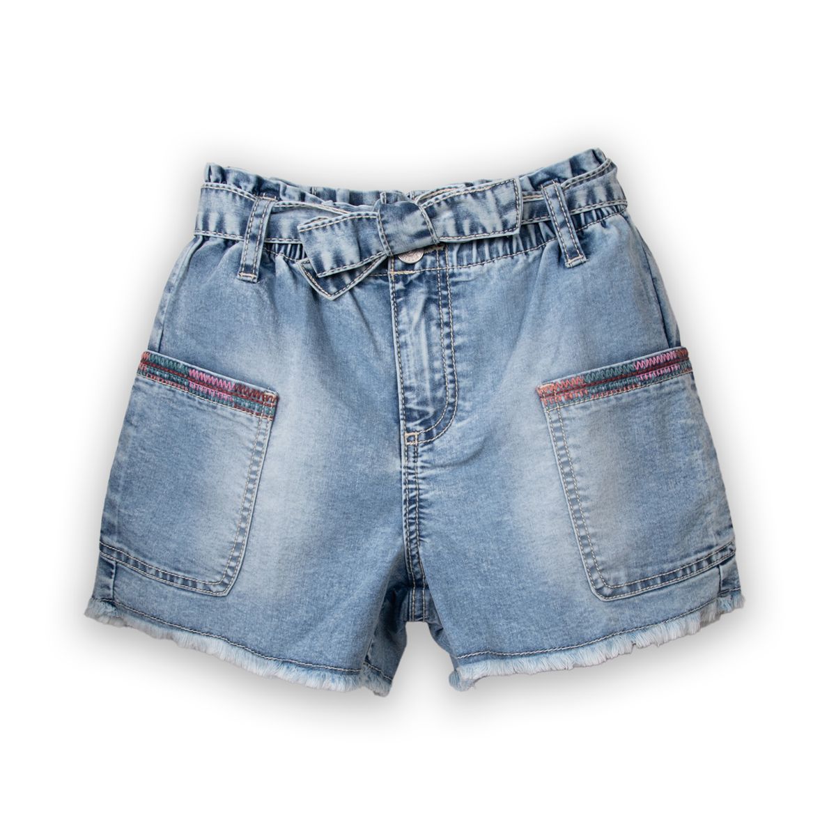 PILLIN - Short Niña Celeste Pillin PVC712-25CEL2