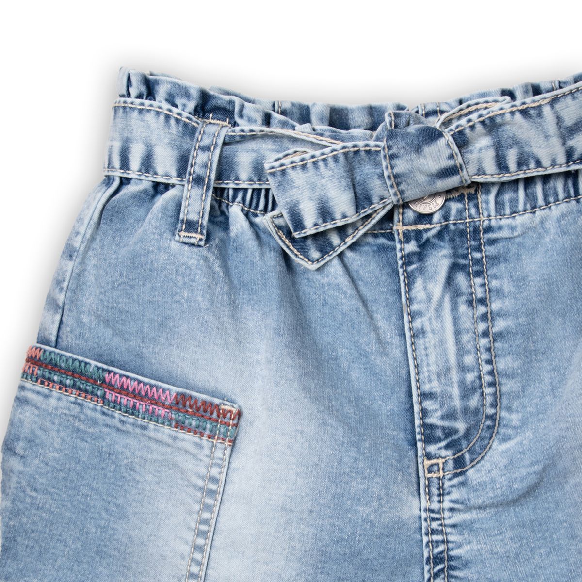 PILLIN - Short Niña Celeste Pillin PVC712-25CEL2
