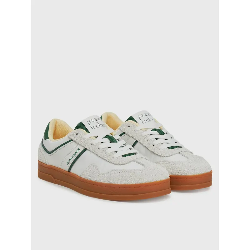 TOMMY HILFIGER - Zapatillas The Greenwich De Cuero Blanco Tommy Jeans