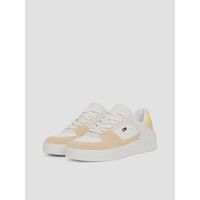 Zapatillas De Baloncesto Con Texturas Mixtas Blanco