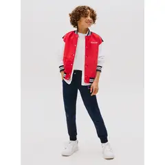 TOMMY HILFIGER - Joggers Con Bajo Ajustado Y Logo Azul