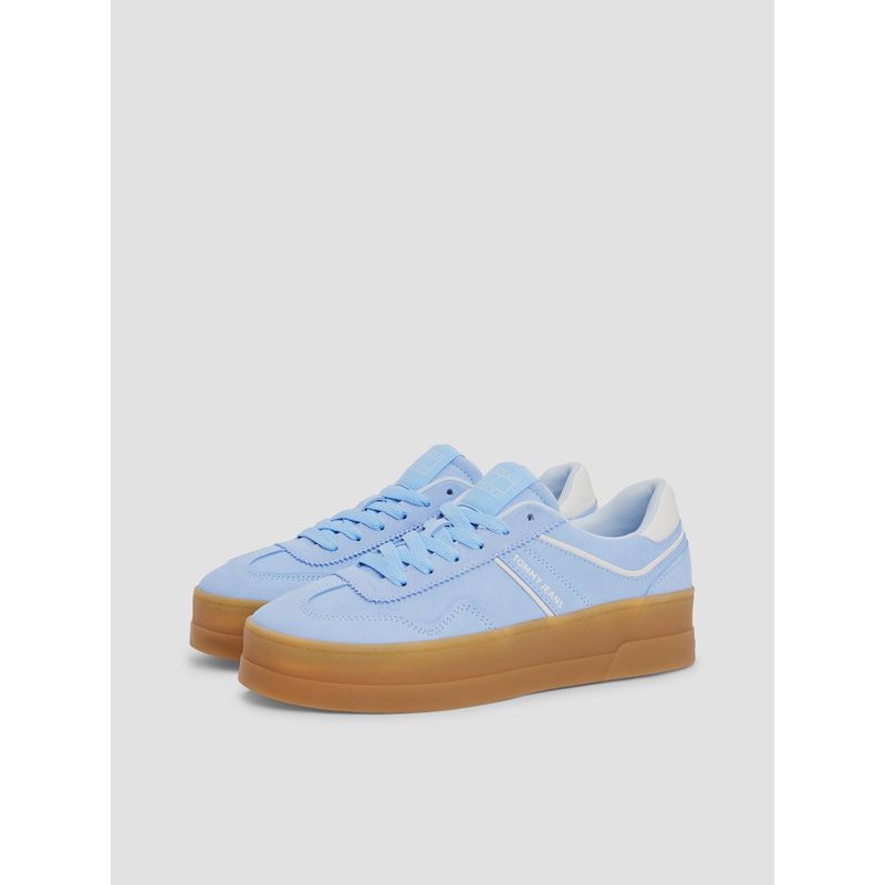 TOMMY HILFIGER - Zapatillas The Greenwich De Ante Celeste Tommy Jeans
