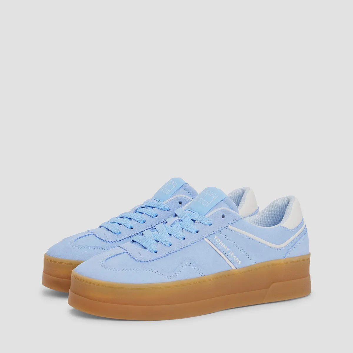 TOMMY HILFIGER - Zapatillas The Greenwich De Ante Celeste Tommy Jeans