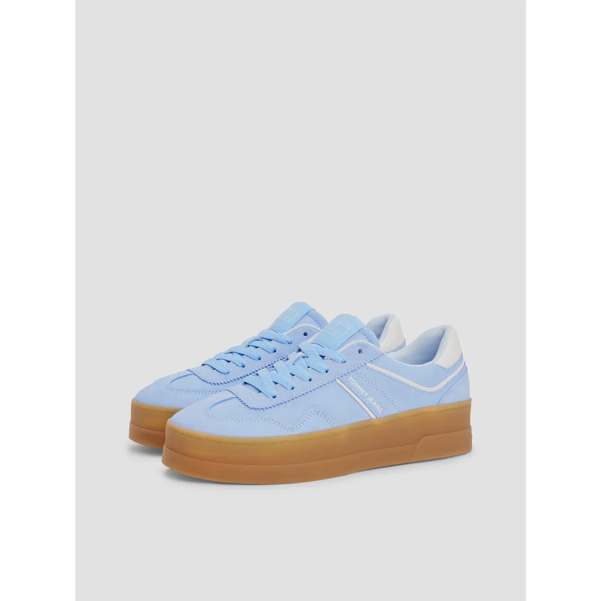 TOMMY HILFIGER - Zapatillas The Greenwich De Ante Celeste Tommy Jeans