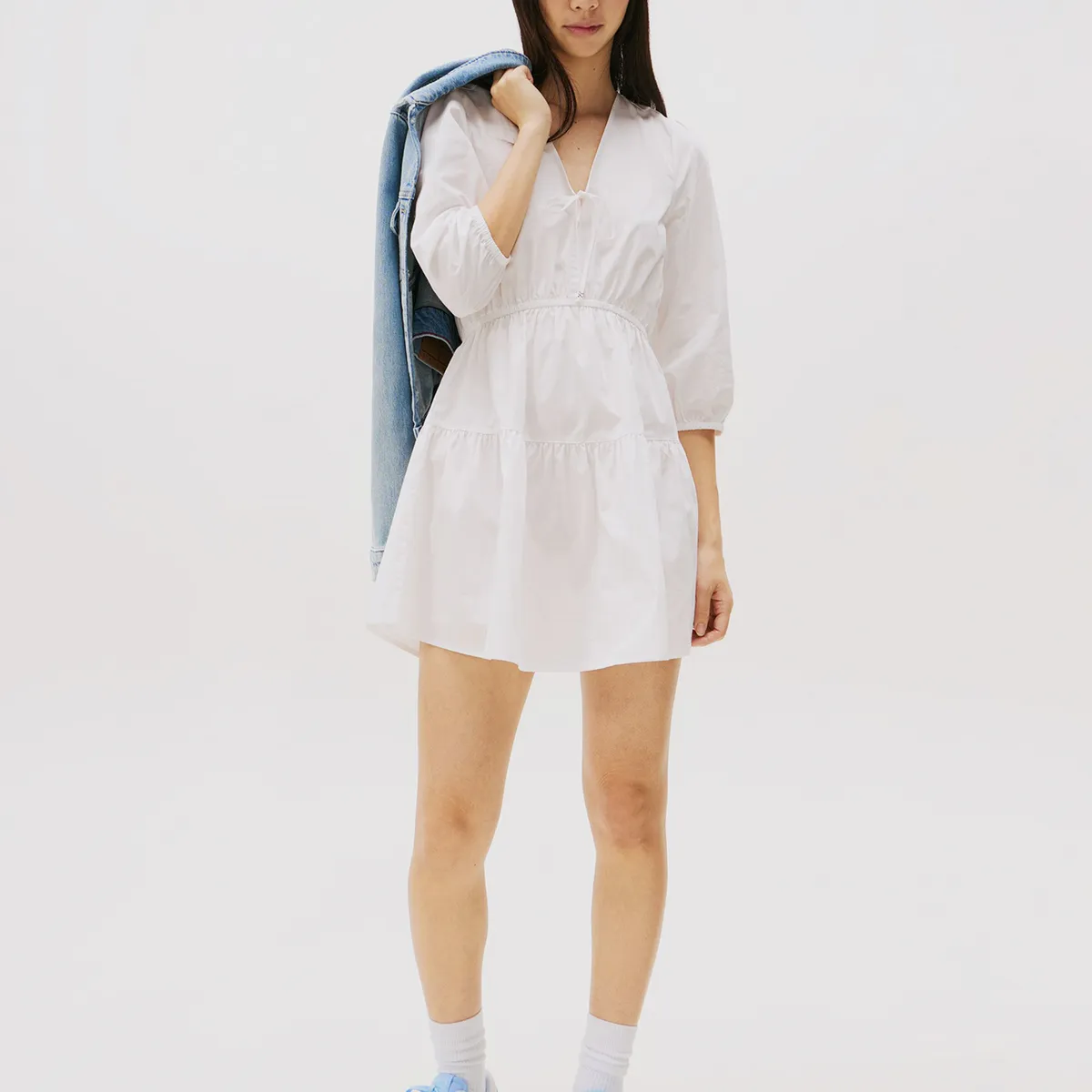 TOMMY HILFIGER - Zapatillas The Greenwich De Ante Celeste Tommy Jeans