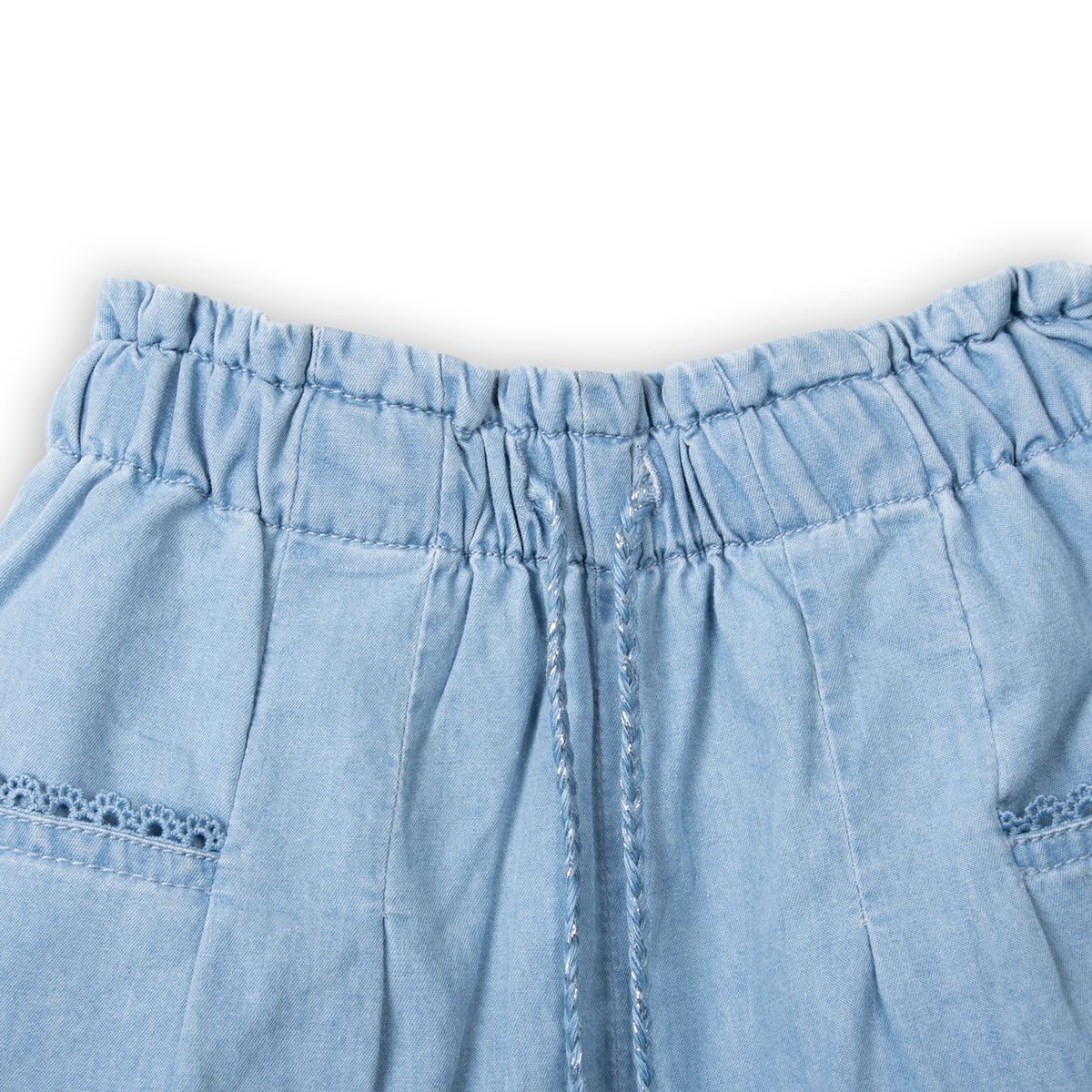 PILLIN - Short Niña Celeste Pillin PVC739-25CEL2