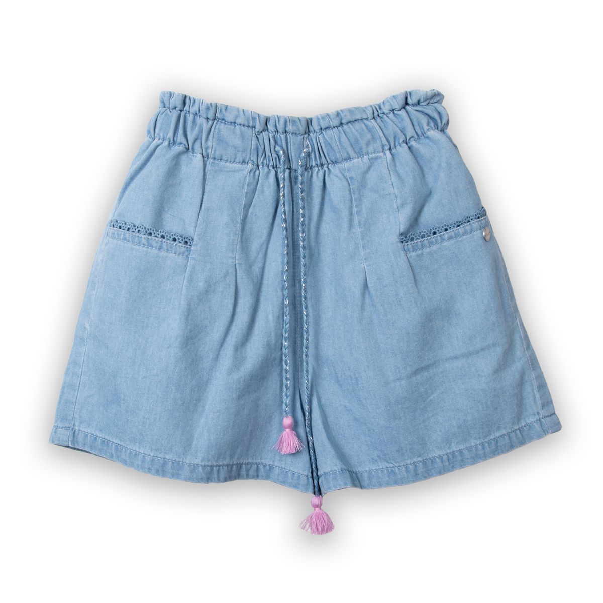 PILLIN - Short Niña Celeste Pillin PVC739-25CEL2