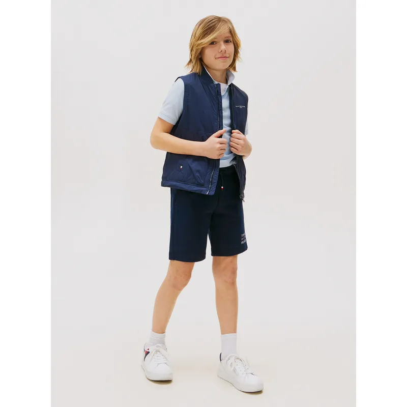 TOMMY HILFIGER - Short Con Logo Gráfico Azul Tommy Hilfiger