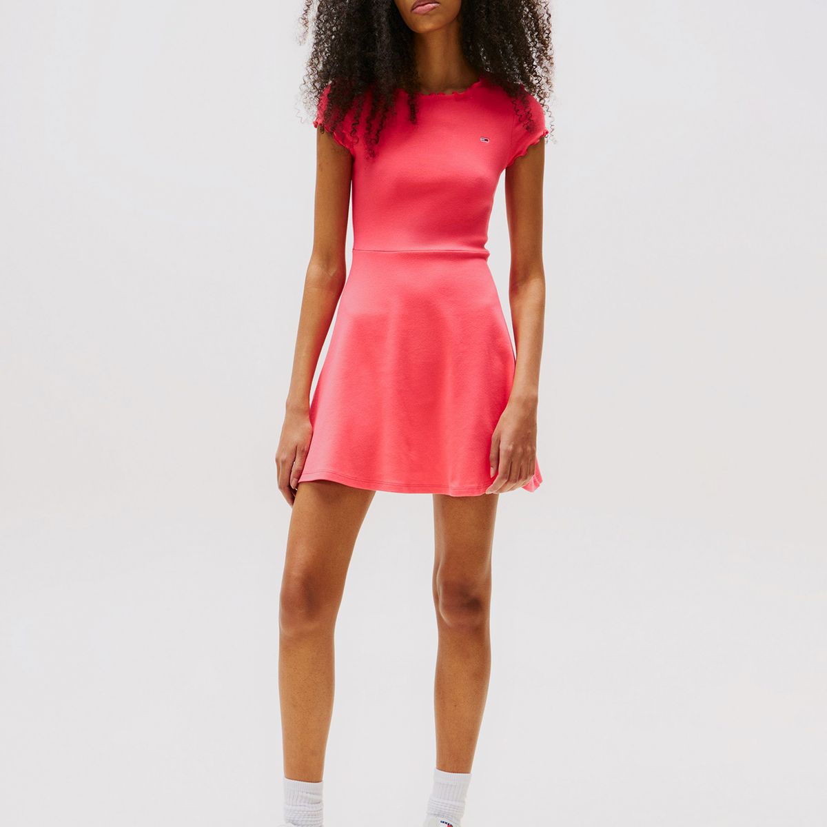 TOMMY HILFIGER - Zapatillas Deportivas Robustas De Ante Beige Tommy Jeans