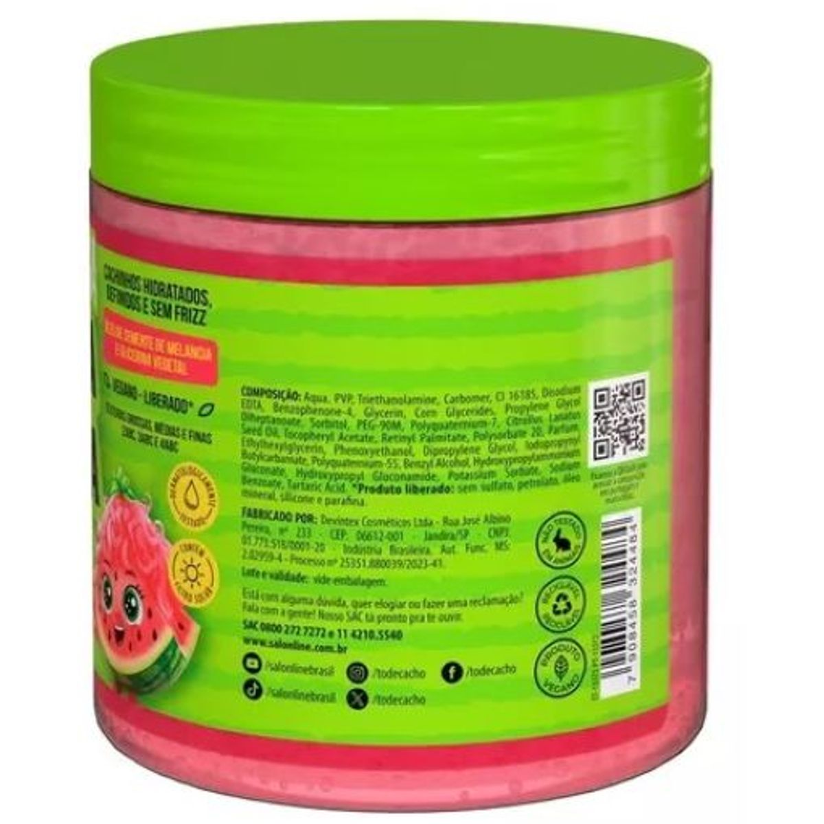 SALON LINE - GEL ACTIVADORA KIDS MELANCIA 550 G SALON LINE