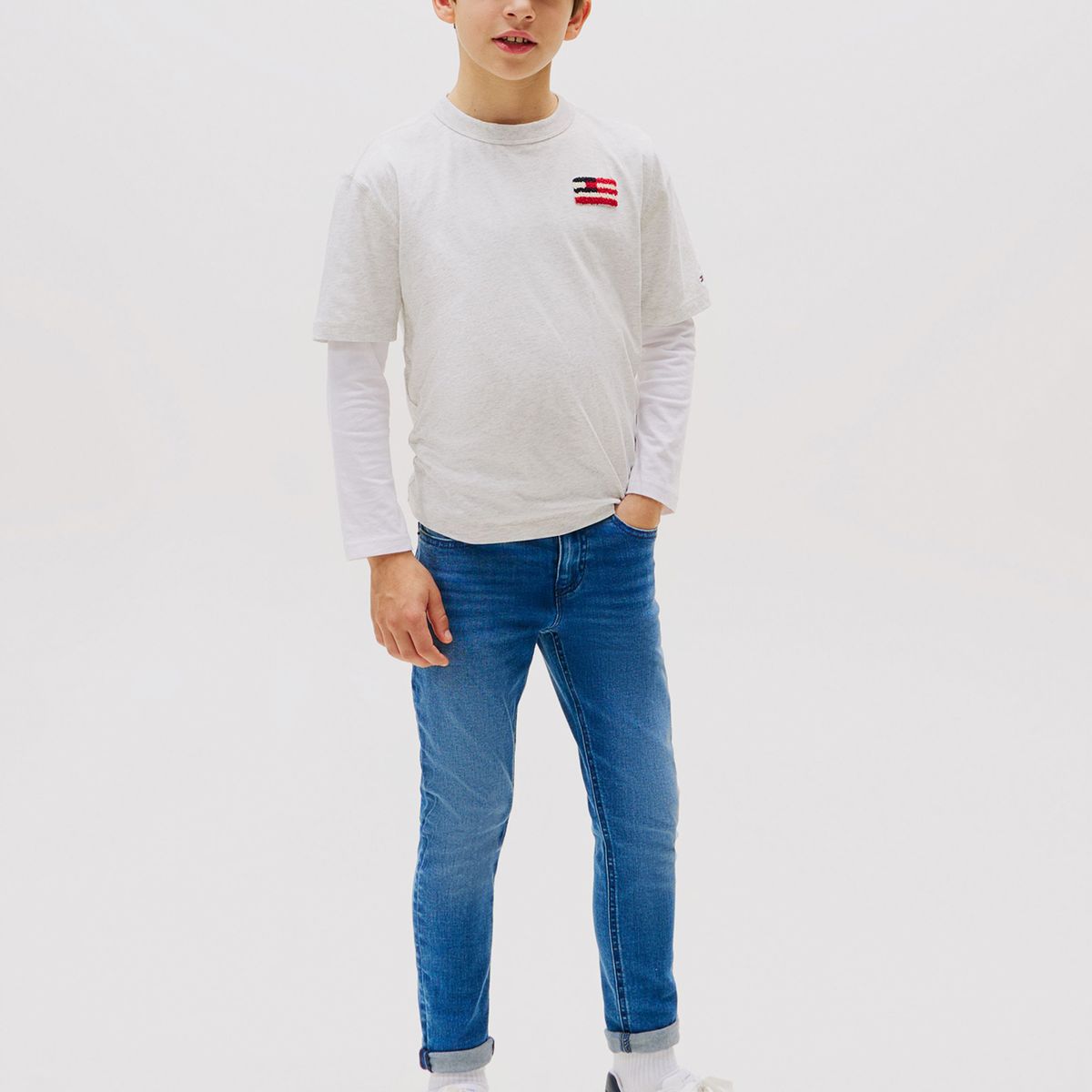 TOMMY HILFIGER - Jeans Scanton De Corte Slim Blanco Tommy Hilfiger