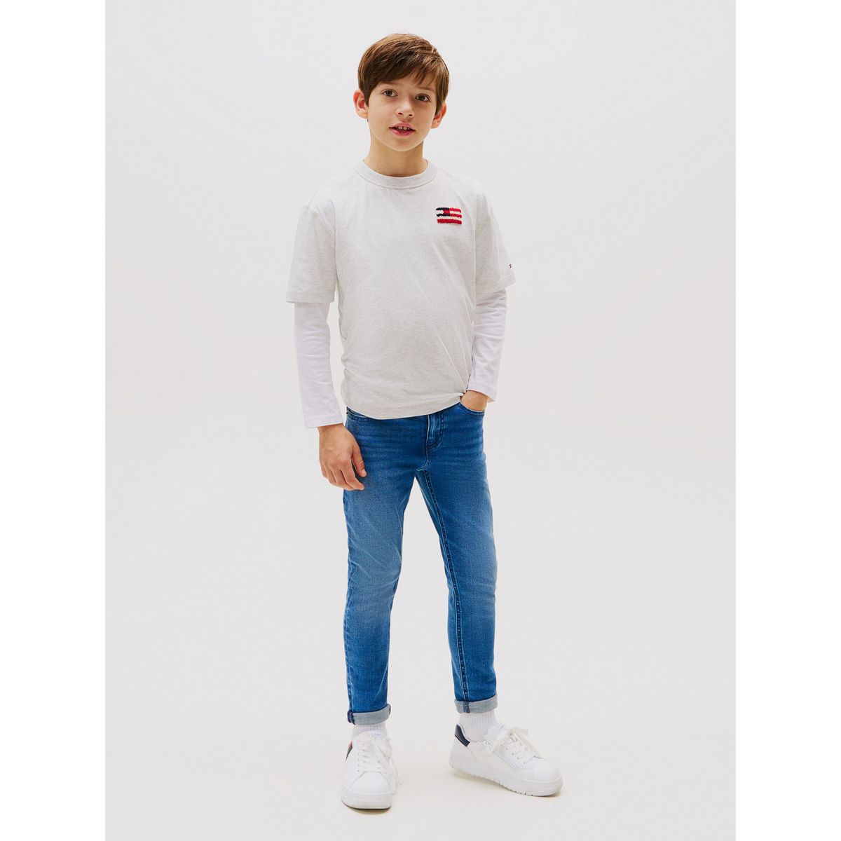 TOMMY HILFIGER - Jeans Scanton De Corte Slim Blanco Tommy Hilfiger