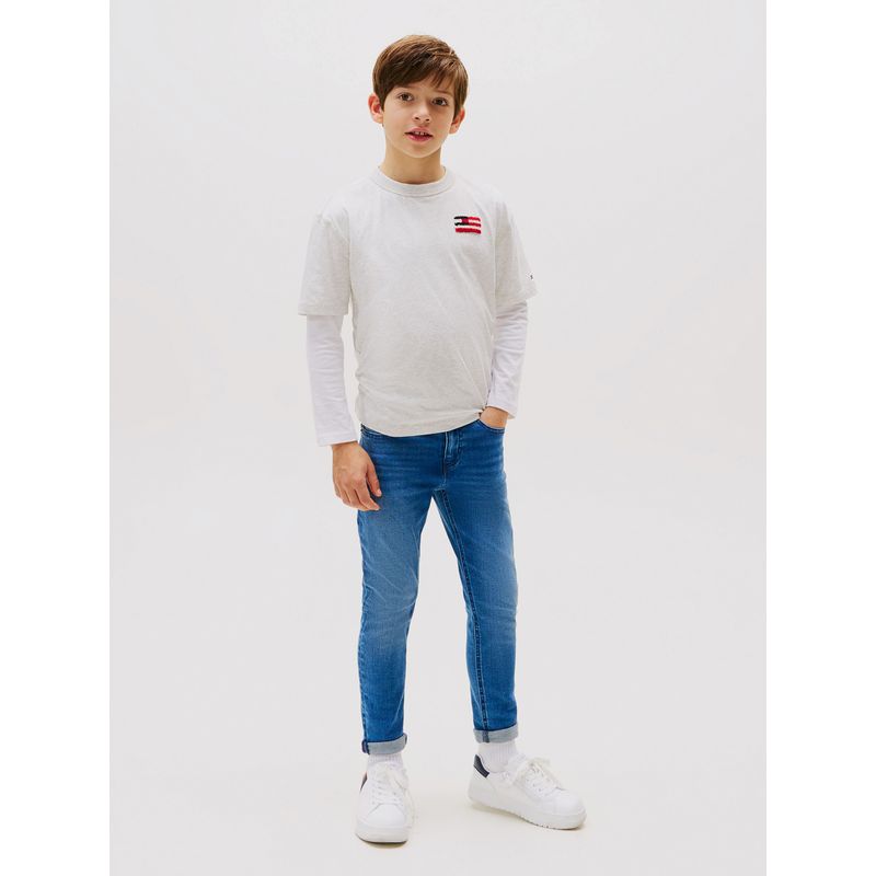 TOMMY HILFIGER - Jeans Scanton De Corte Slim Blanco Tommy Hilfiger