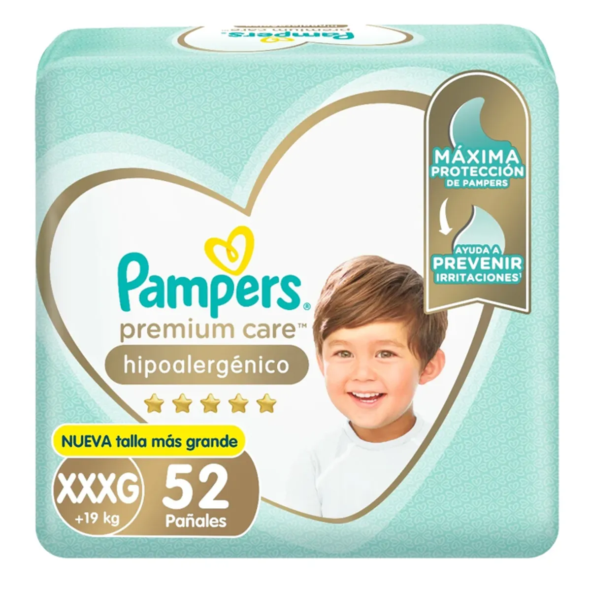PAMPERS - Pañal Pampers Premium Care XXXG 52