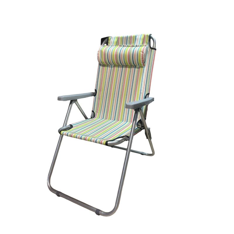 ANGELES DEL HOGAR - SILLA REPOSERA JARDIN PLAYA CAMPING PLEGABLE