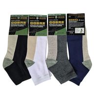 Calcetas Media Caña - Tobilleras De Algodon Con Cobre Para Hombre