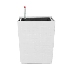 GENERICO - Macetero 30x22x36 cm blanco Casa VIVA