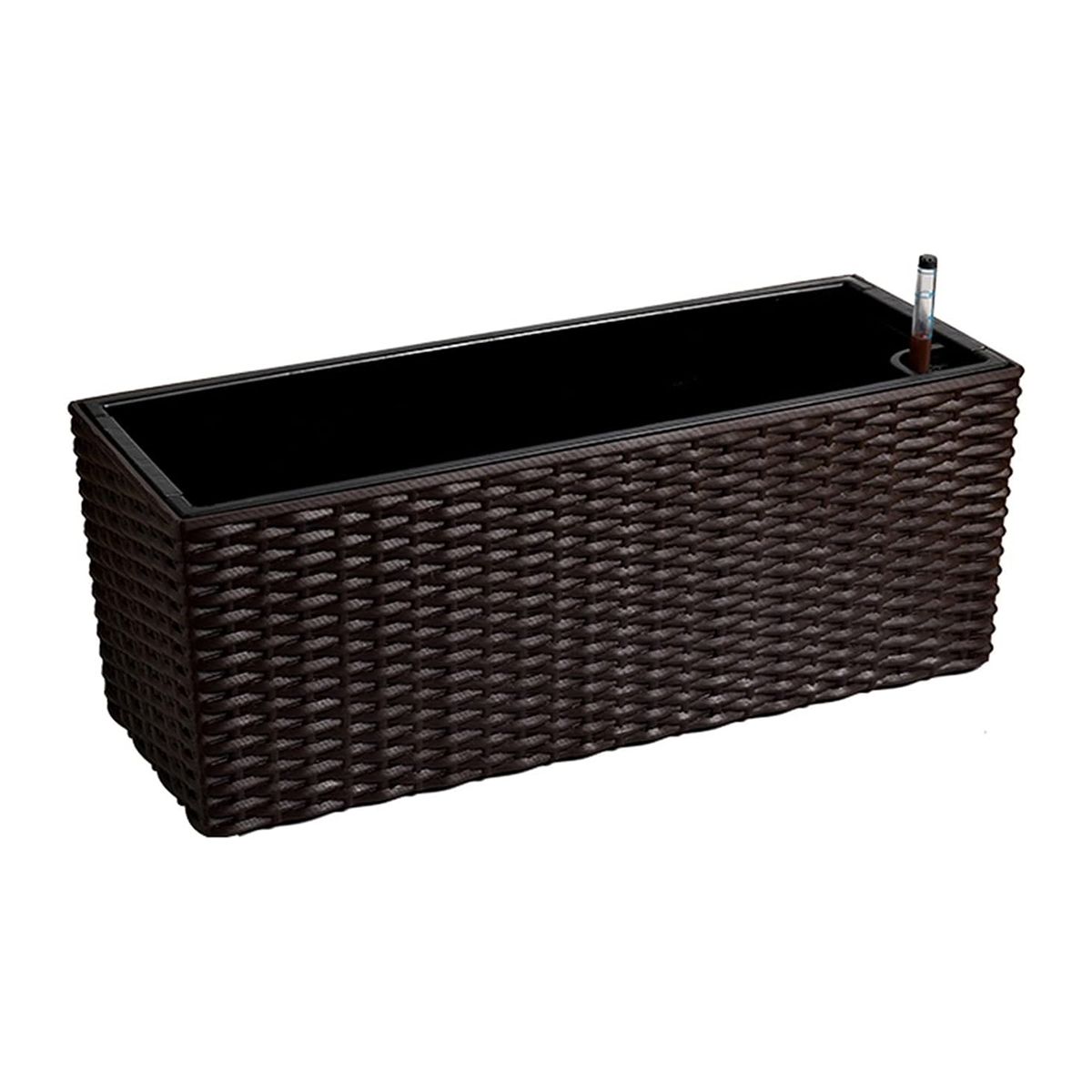 GENERICO - Macetero rectangular 50x49x19 cm marrón Casa VIVA