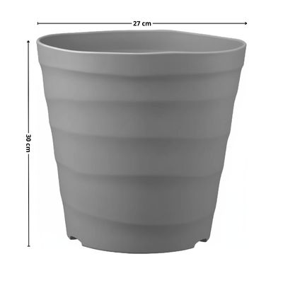 Imagen 2 del producto Macetero 27x30 cm Gris Casa VIVA
