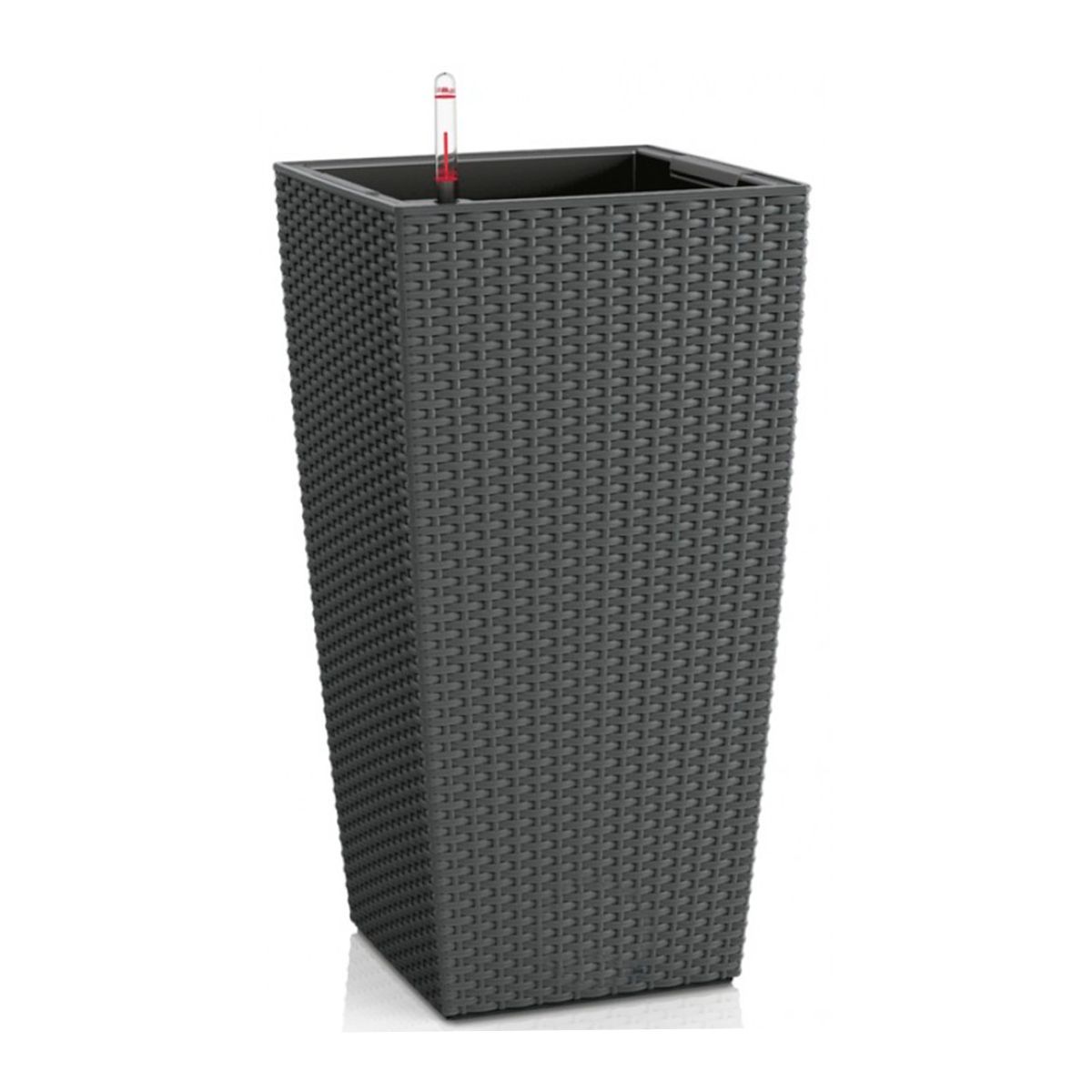 GENERICO - Macetero 39x31x77 cm gris Casa VIVA