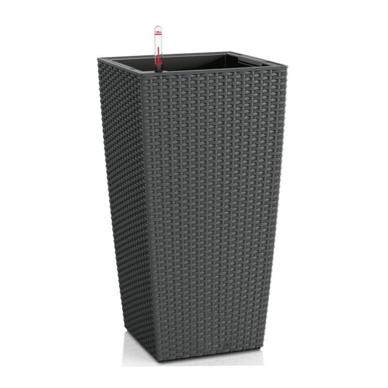 GENERICO - Macetero 39x31x77 cm gris Casa VIVA