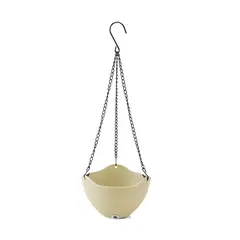 GENERICO - Macetero colgante 24x15 cm beige Casa VIVA