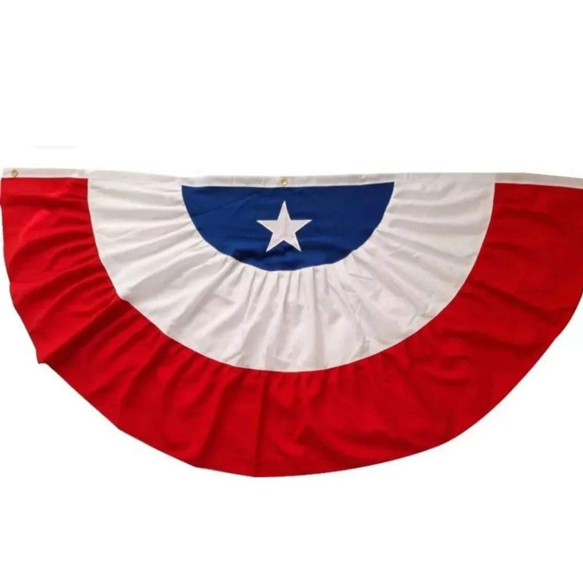 GENERICO - Bandera Chile Escarapela Bordada Grande 190x95cm Decoración
