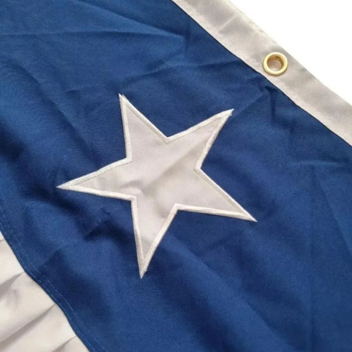 GENERICO - Bandera Chile Escarapela Bordada Grande 190x95cm Decoración