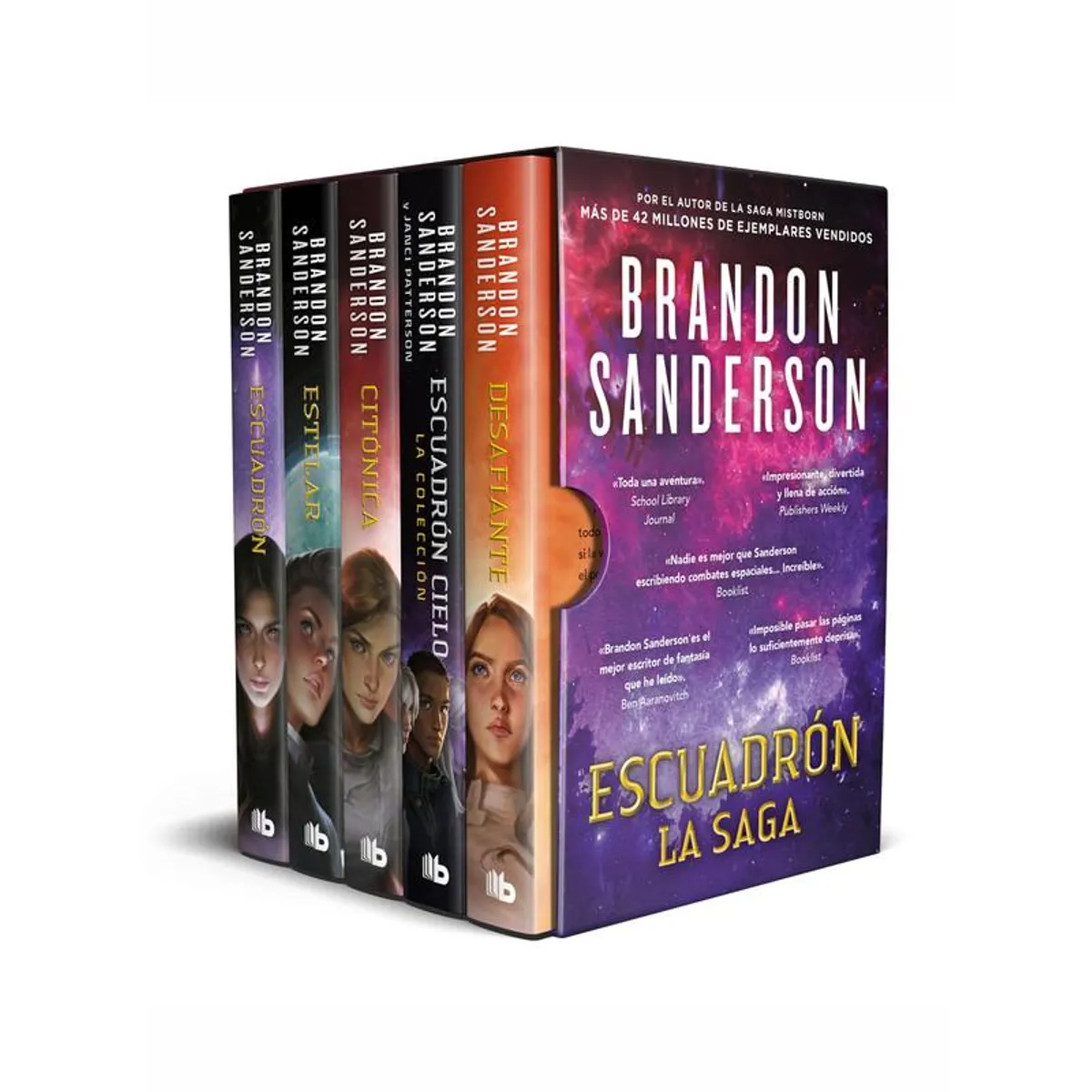 B DE BOLSILLO - Estuche Escuadrón, La Saga (5 libros) - Brandon Sanderson
