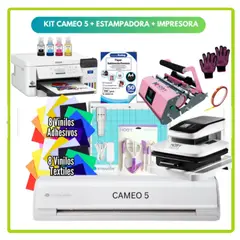 SILHOUETTE - Cameo 5 + Estampadora Automática 38x38cm + IMPRESORA